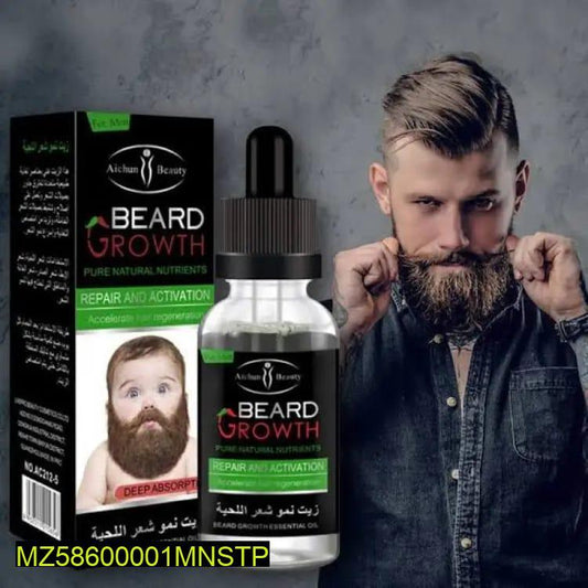 Men's Beard Growth Oil, 30ml