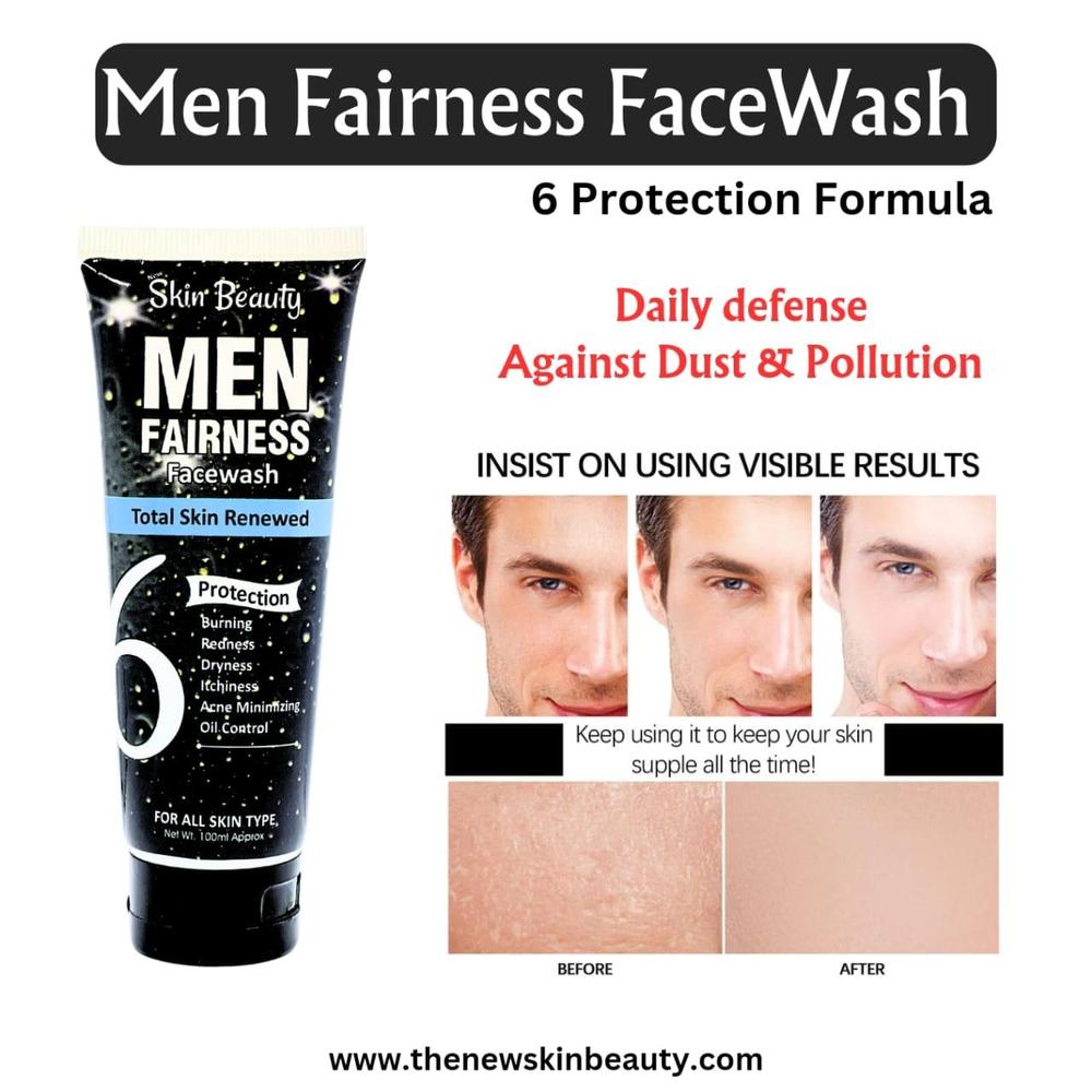 Men Fairness Face Wash, 200ml - Pack Of 2