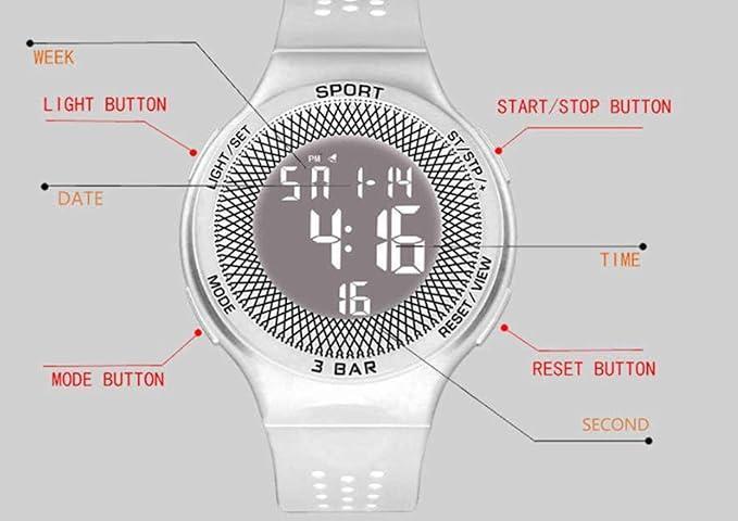 Unisex Digital Sports Watch