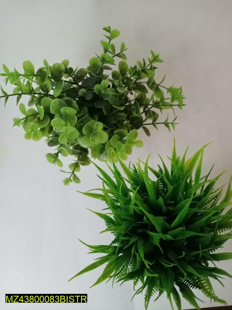 Plastic Artificial Plants for Decoration - Pack of 2