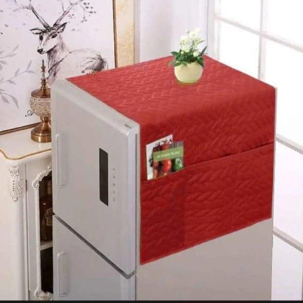 1 Pc Quilted Fridge Cover