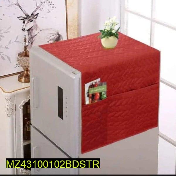 1 Pc Quilted Fridge Cover