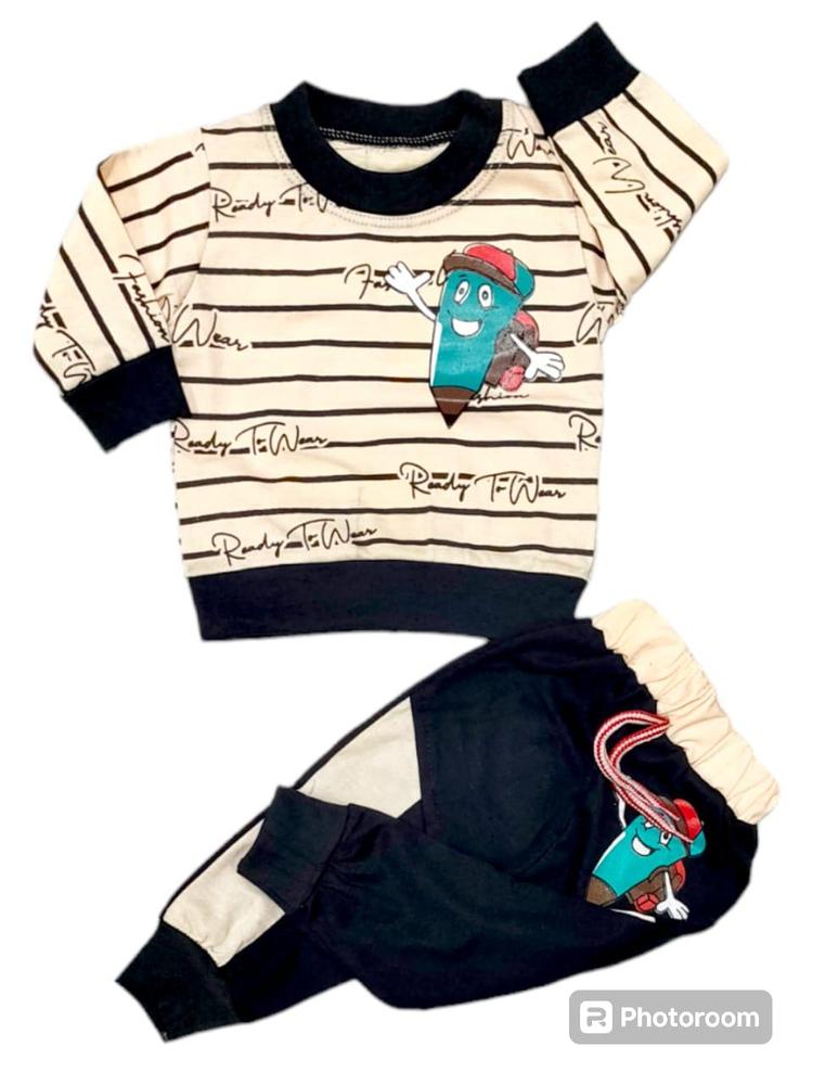 Newborn Baby's Blended Shirt and Trouser Set