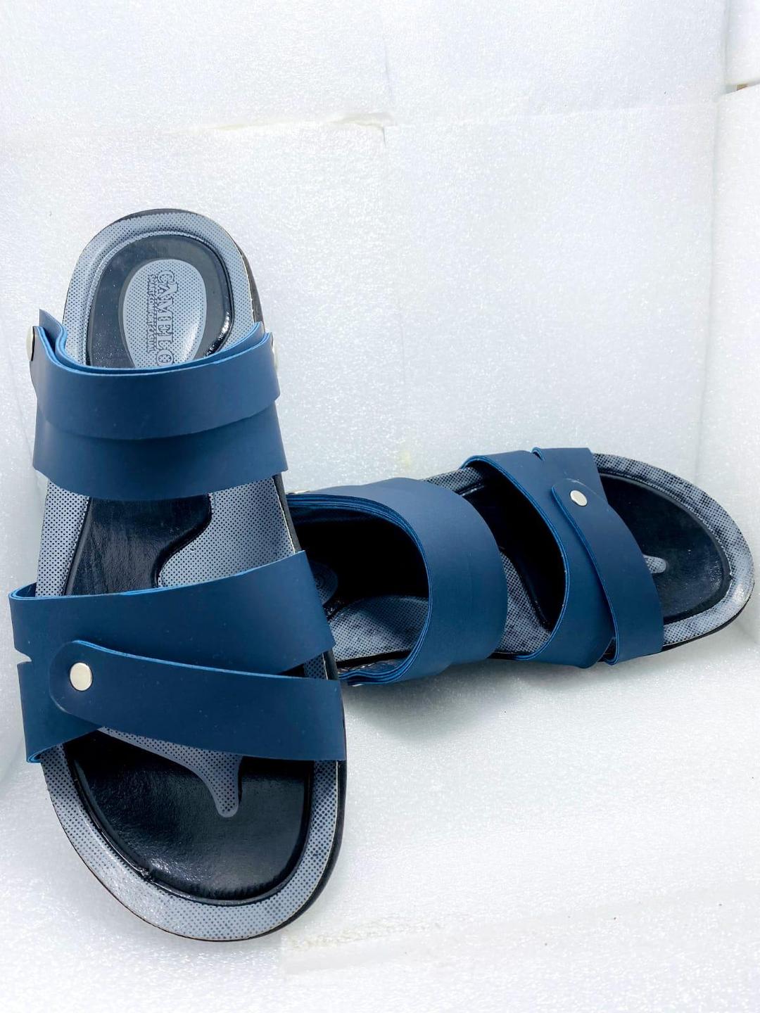 Men's Casual Synthetic Leather Sandals - 1 Pair