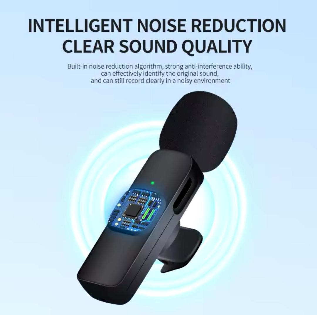 : K8 Wireless 3 in 1 Noise Reduction Microphone