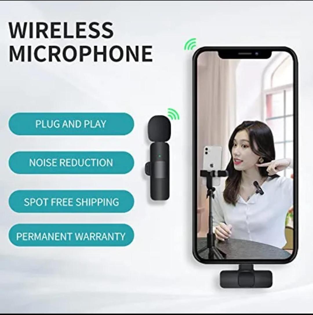 : K8 Wireless 3 in 1 Noise Reduction Microphone