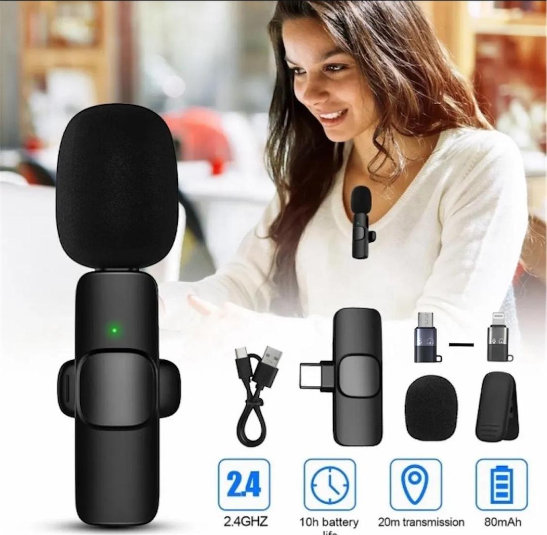 : K8 Wireless 3 in 1 Noise Reduction Microphone